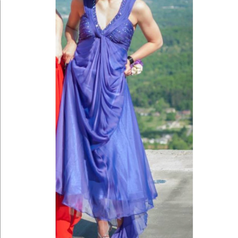 La Feme Purple Prom Dress. Worn once
